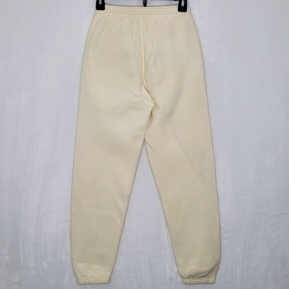 Mad Happy Pastel Yellow Joggers Size XS - Picture 4 of 7